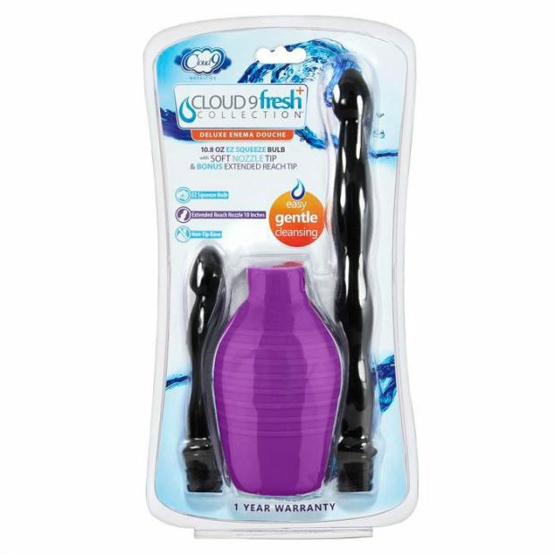 Anal Toys |  Cloud 9 Fresh + Deluxe Anal Enema Douche Kit 10.8 Oz Ez Squeeze Bulb W- Soft Nozzle Anal Toys Anal Toys