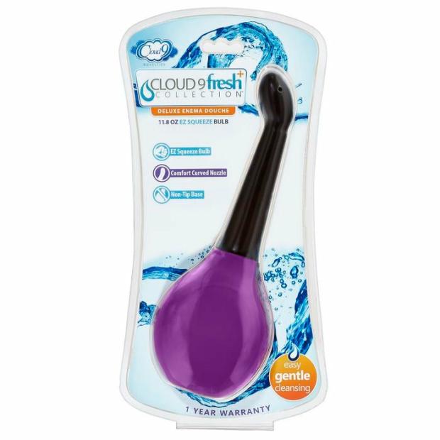 Anal Toys |  Cloud 9 Fresh + Deluxe Anal Soft Tip Enema Douche Oz W/ Ez Squeeze Bulb Anal Toys Anal Toys