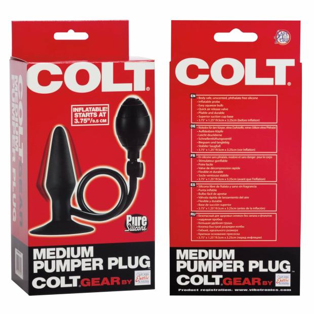 Anal Toys |  Colt Pumper Plug Black Anal Toys Anal Toys