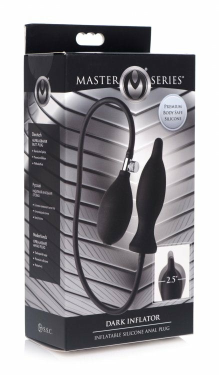 Anal Toys |  Master Series Dark Inflator Silicone Anal Plug Anal Toys Anal Toys