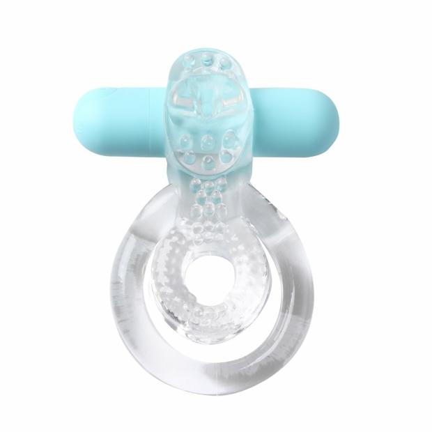 Cock Toys |  Jayden Rechargeable Vibrating Cock Ring Clear Sleeve Cock Toys Cock Toys