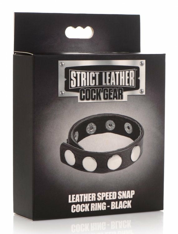 Cock Toys |  Strict Leather Cock Speed Snap Cock Ring Black Cock Toys Cock Toys