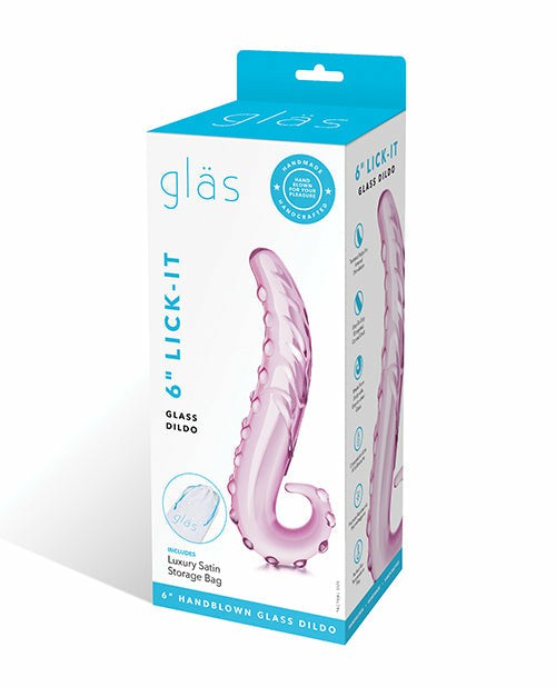 Dildos |  Glas 6 Lick-It Glass Dildo “ Dildos Dildos