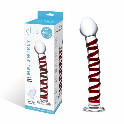 Dildos |  Glas Mr Swirly Spiral Glass Dildo Dildos Dildos