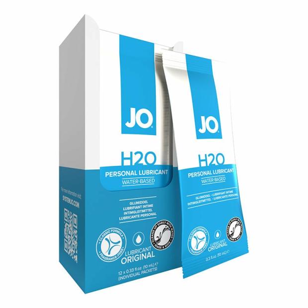 Lubes |  Jo H2O Original Foil Display Box 12 Pcs 10Ml Condoms And Lubes Lubes