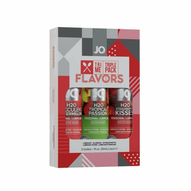 Lubes |  Jo Tri Me Flavors Triple Pack Condoms And Lubes Lubes