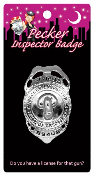 Party & Bachelorette |  Pecker Inspector Badge Party & Bachelorette Party & Bachelorette