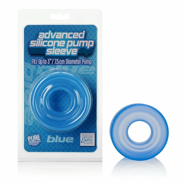 Penis Pumps |  Advanced Silicone Pump Sleeve Blue Penis Pumps Penis Pumps