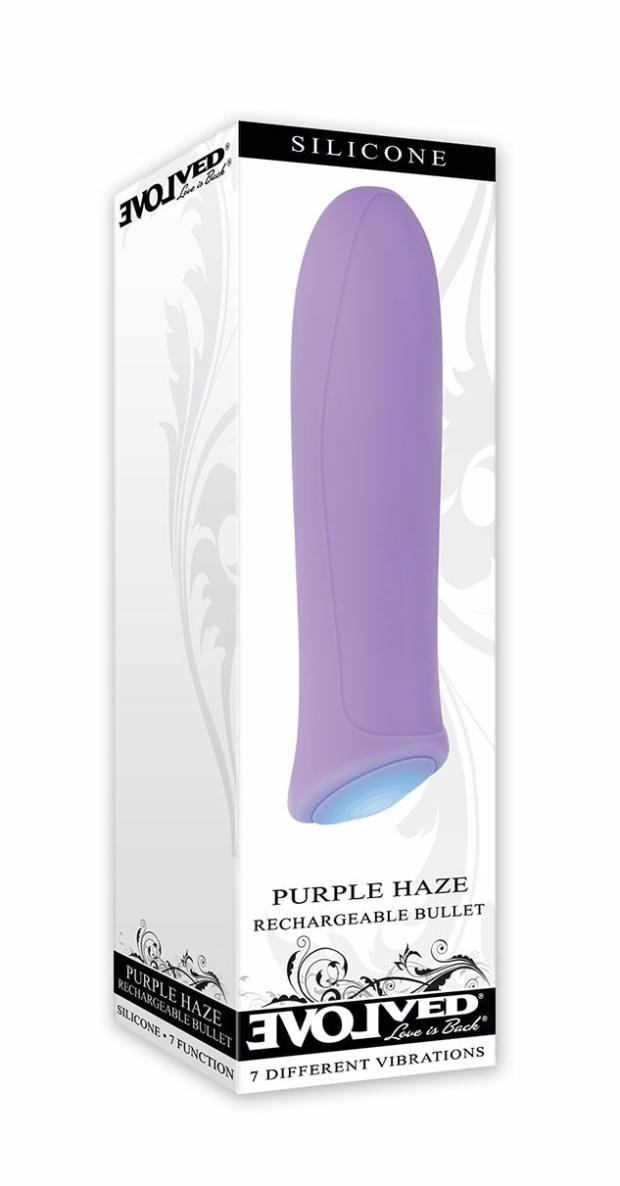 Vibrators |  Evolved Purple Haze Rechargeable Bullet Sex Toys Vibrators