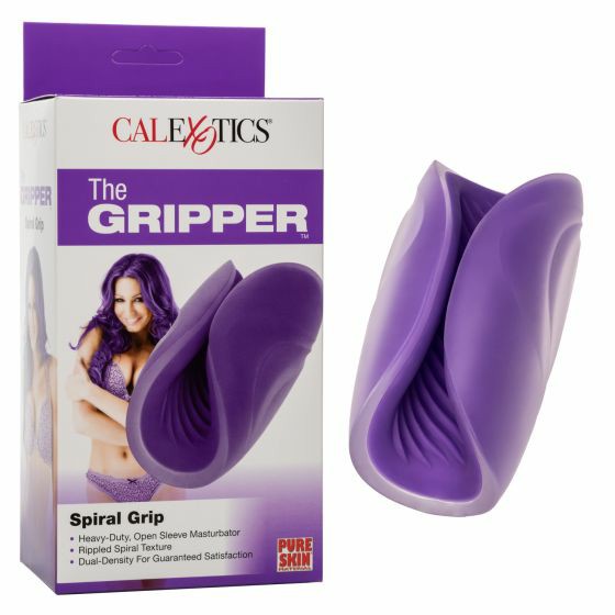 Male Masturbators |  The Gripper Spiral Grip Purple Male Masturbators Male Masturbators