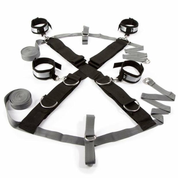 Bondage, Kink & Fetish |  Fifty Shades Keep Still Over The Bed Cross Restraint Silver Bondage, Kink & Fetish Bondage, Kink & Fetish