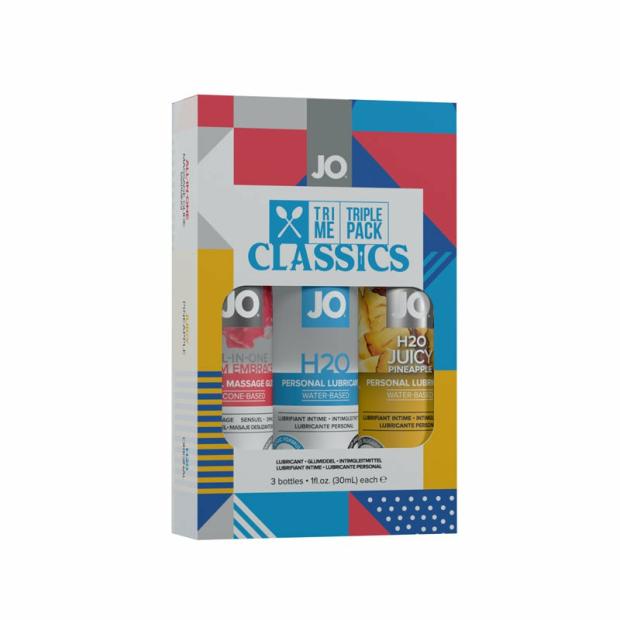 Lubes |  Jo Tri Me Classics Triple Pack Condoms And Lubes Lubes